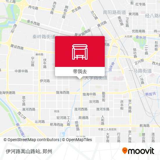 伊河路嵩山路站地图