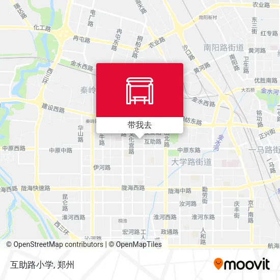互助路小学地图