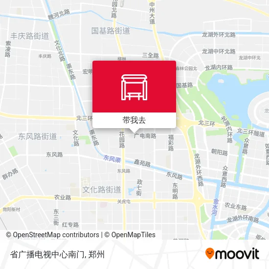 省广播电视中心南门地图