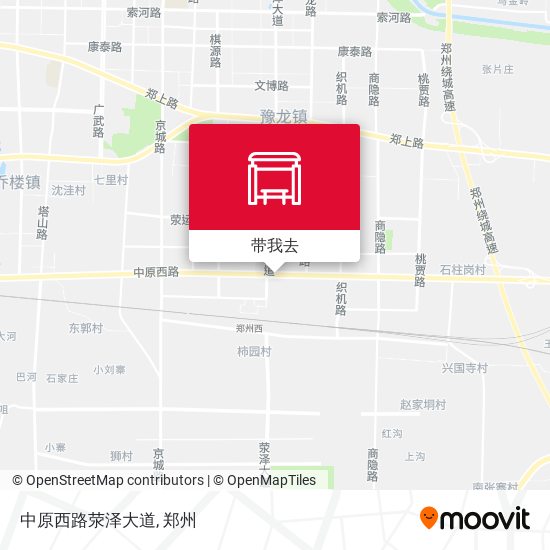 中原西路荥泽大道地图