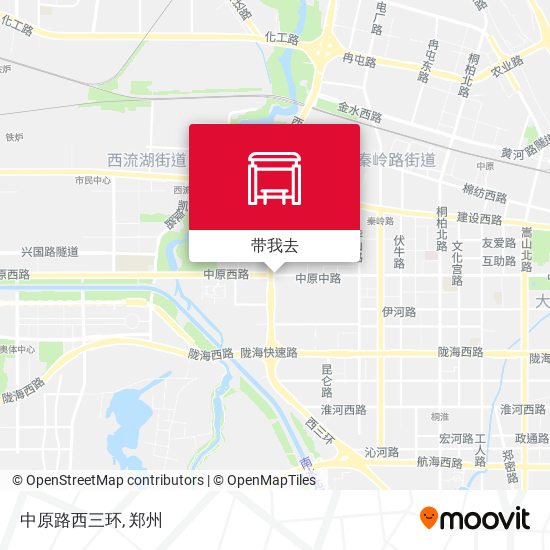 中原路西三环地图