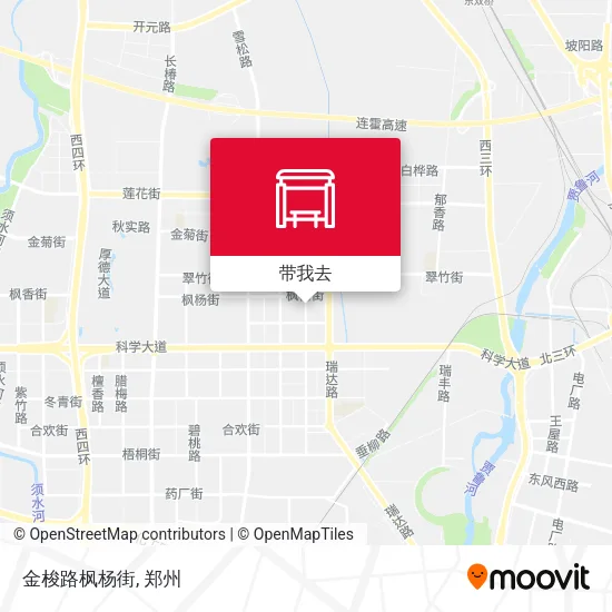 金梭路枫杨街地图
