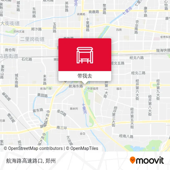 航海路高速路口地图