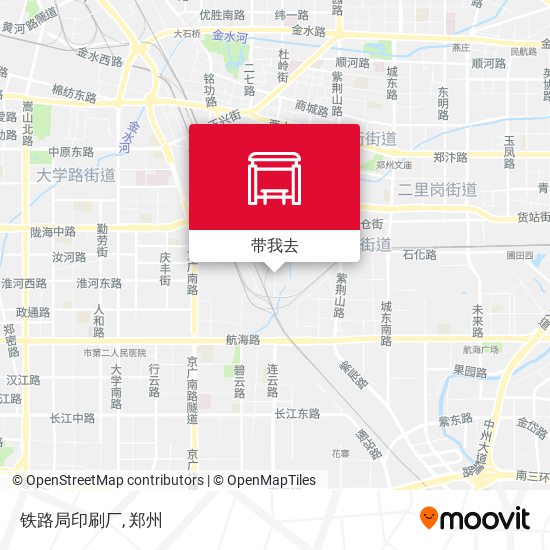 铁路局印刷厂地图