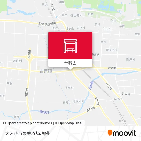 大河路百果林农场地图