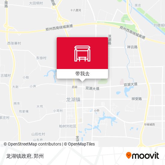 龙湖镇政府地图