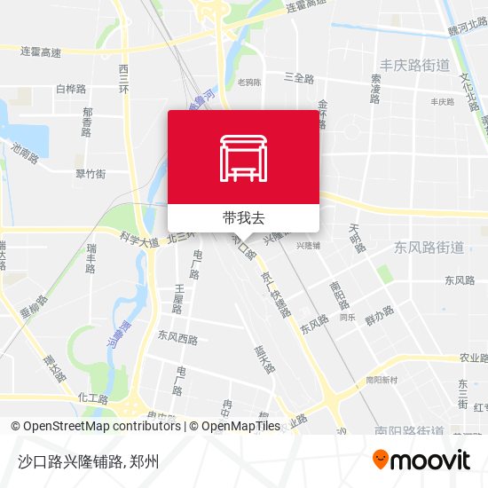 沙口路兴隆铺路地图