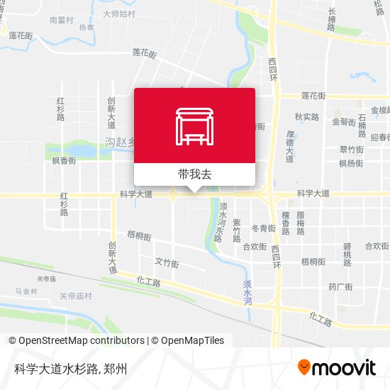 科学大道水杉路地图