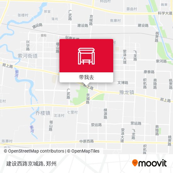 建设西路京城路地图