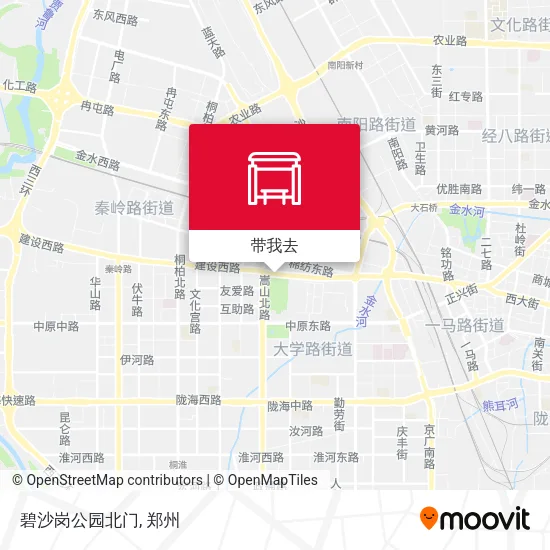 碧沙岗公园北门地图