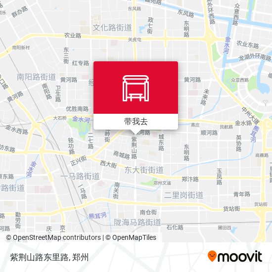紫荆山路东里路地图