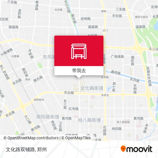 文化路双铺路地图