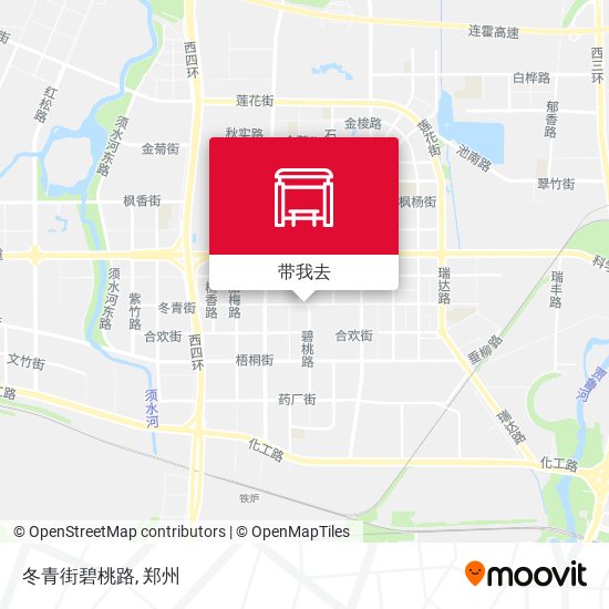 冬青街碧桃路地图