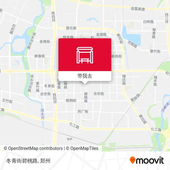 冬青街碧桃路地图