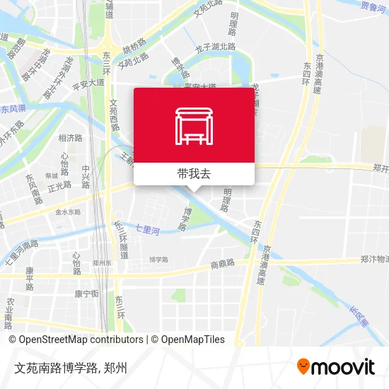 文苑南路博学路地图