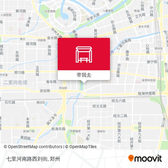 七里河南路西刘街地图