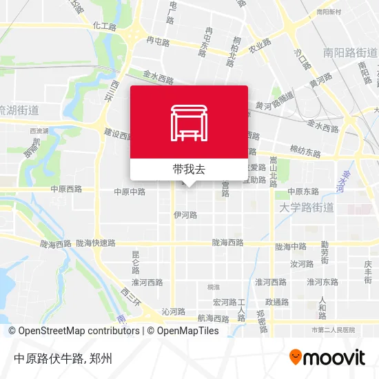 中原路伏牛路地图