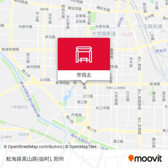 航海路嵩山路(临时)地图
