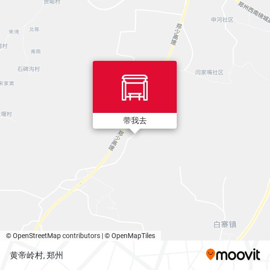 黄帝岭村地图