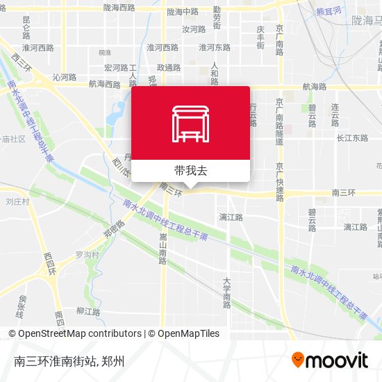 南三环淮南街站地图
