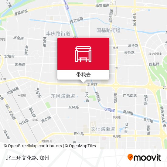 北三环文化路地图