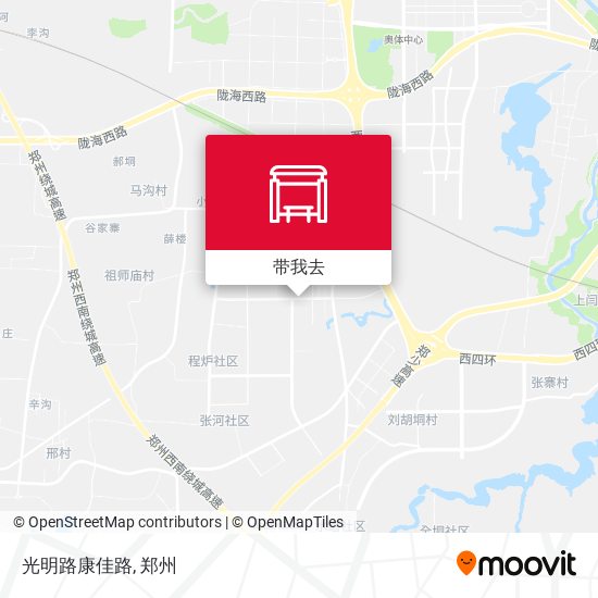 光明路康佳路地图