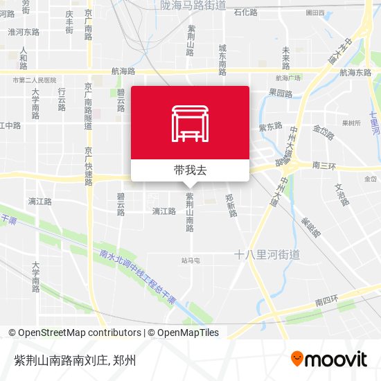 紫荆山南路南刘庄地图