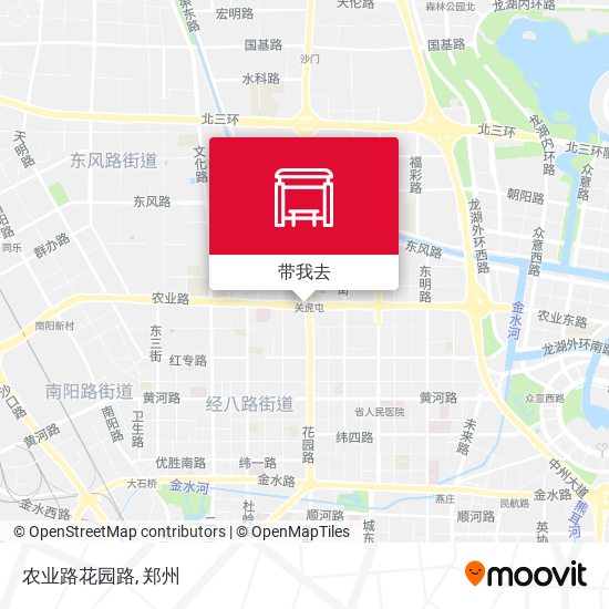 农业路花园路地图