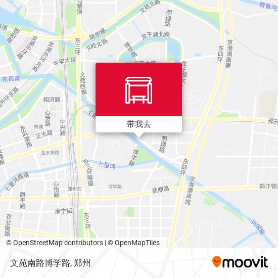 文苑南路博学路地图