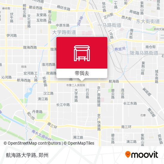 航海路大学路地图