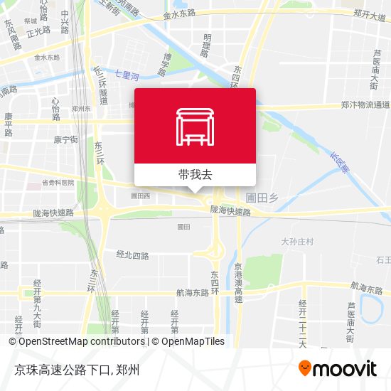 京珠高速公路下口地图