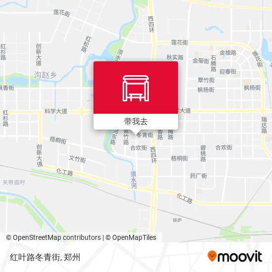 红叶路冬青街地图