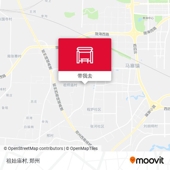 祖始庙村地图