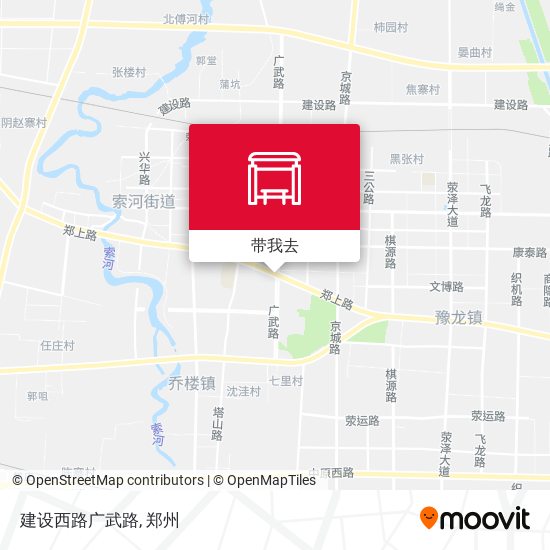 建设西路广武路地图