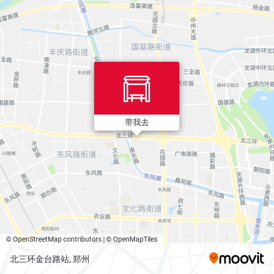 北三环金台路站地图