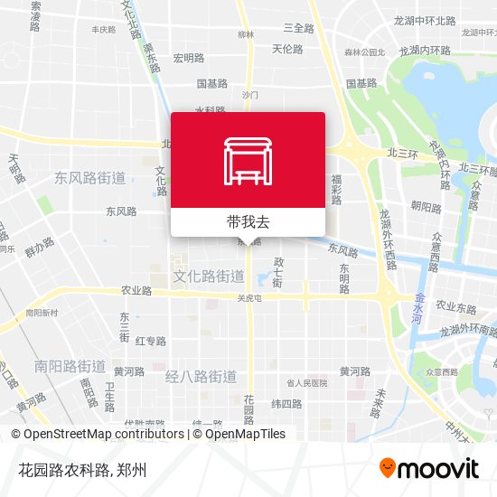 花园路农科路地图