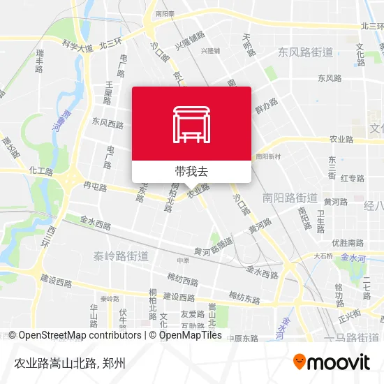 农业路嵩山北路地图