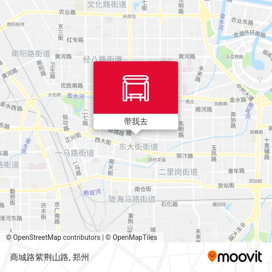 商城路紫荆山路地图