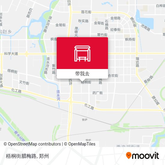 梧桐街腊梅路地图