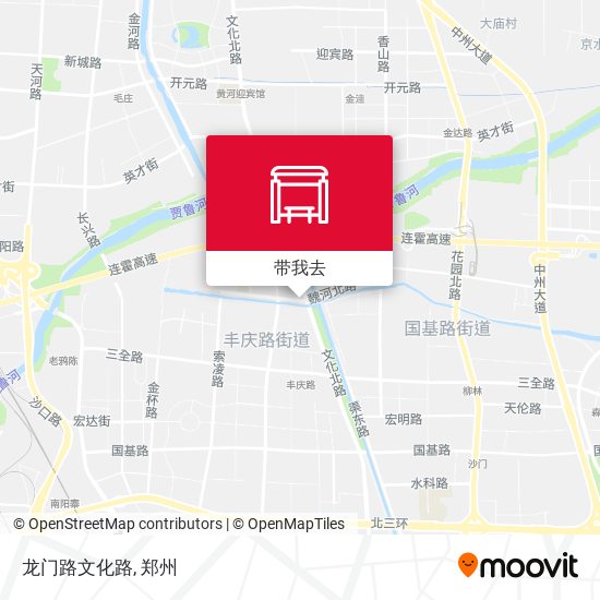 龙门路文化路地图