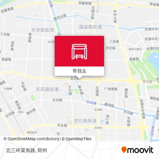 北三环渠东路地图