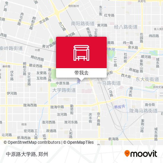 中原路大学路地图