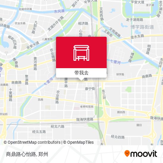 商鼎路心怡路地图