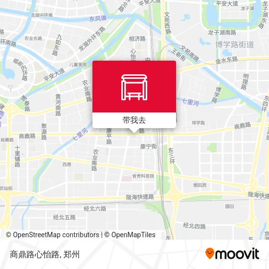 商鼎路心怡路地图