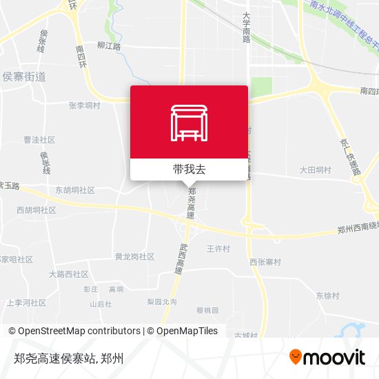 郑尧高速侯寨站地图