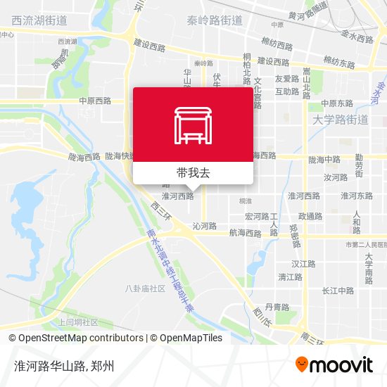 淮河路华山路地图