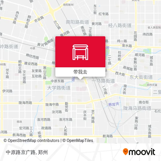 中原路京广路地图