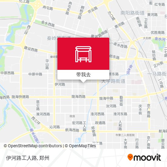 伊河路工人路地图