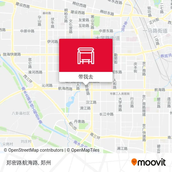 郑密路航海路地图