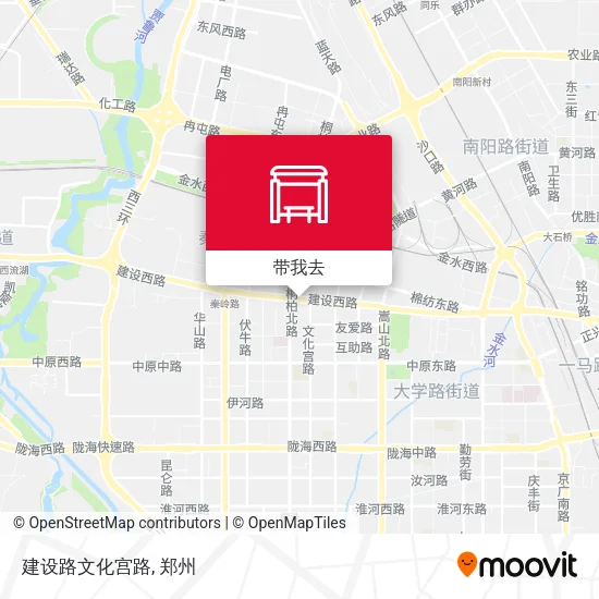 建设路文化宫路地图